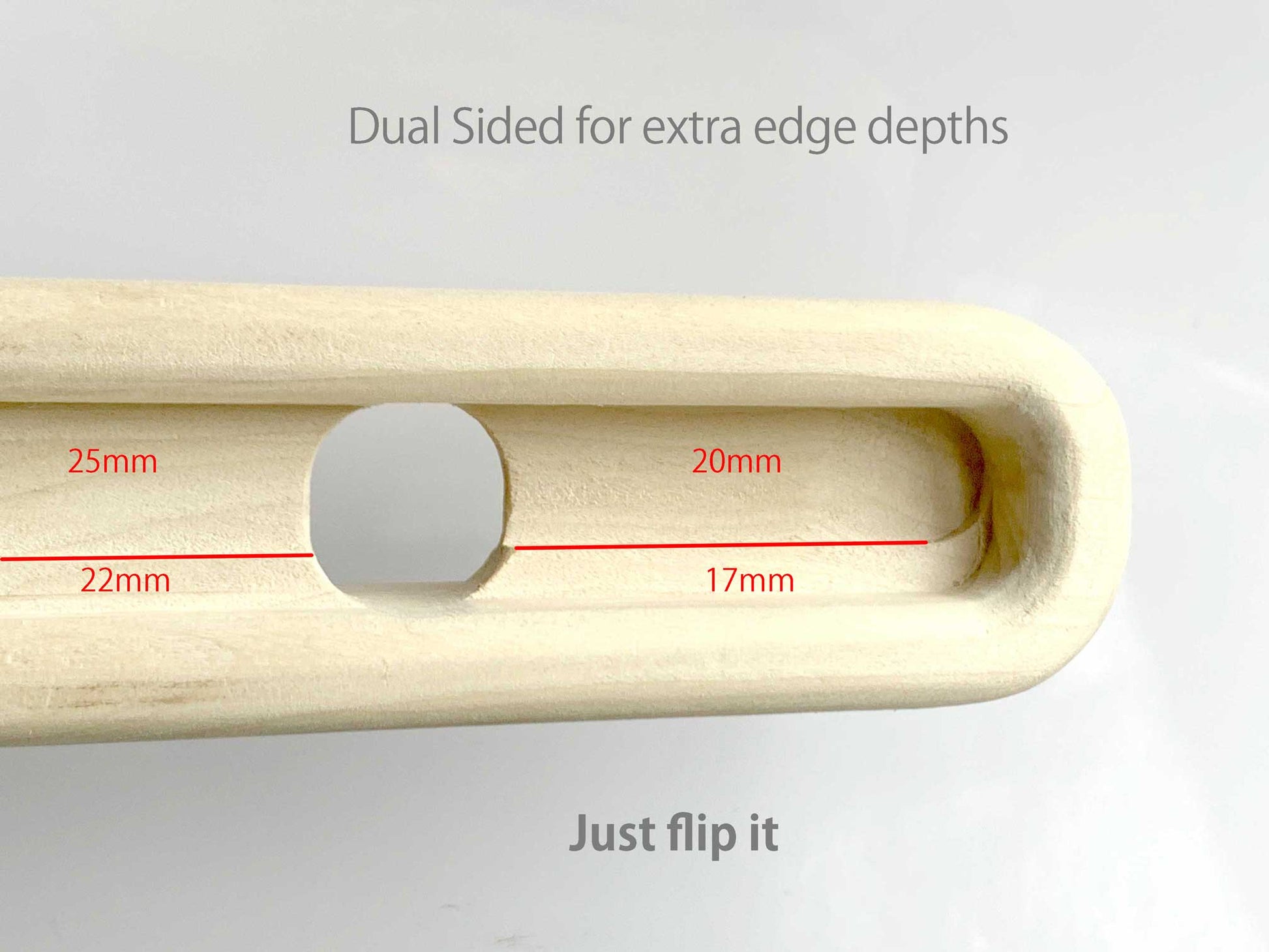 DecaDual | Adjustable Angle Portable Hangboard Climbing Training Board Rock Climbing Gift | 8mm-35mm Edges image 2