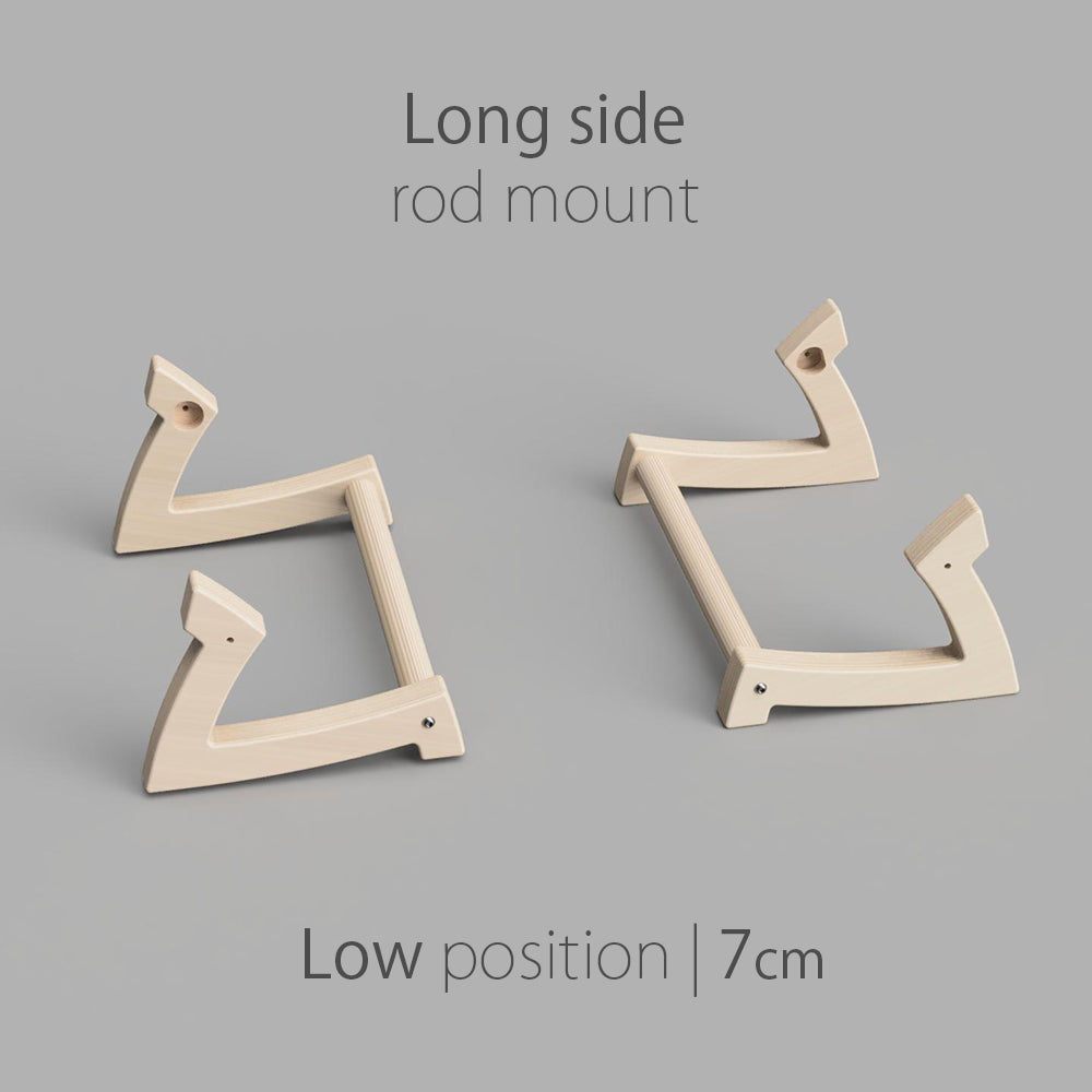 Parallettes 2 in 1 Push Up Bars (30cm & 7cm height) image 5