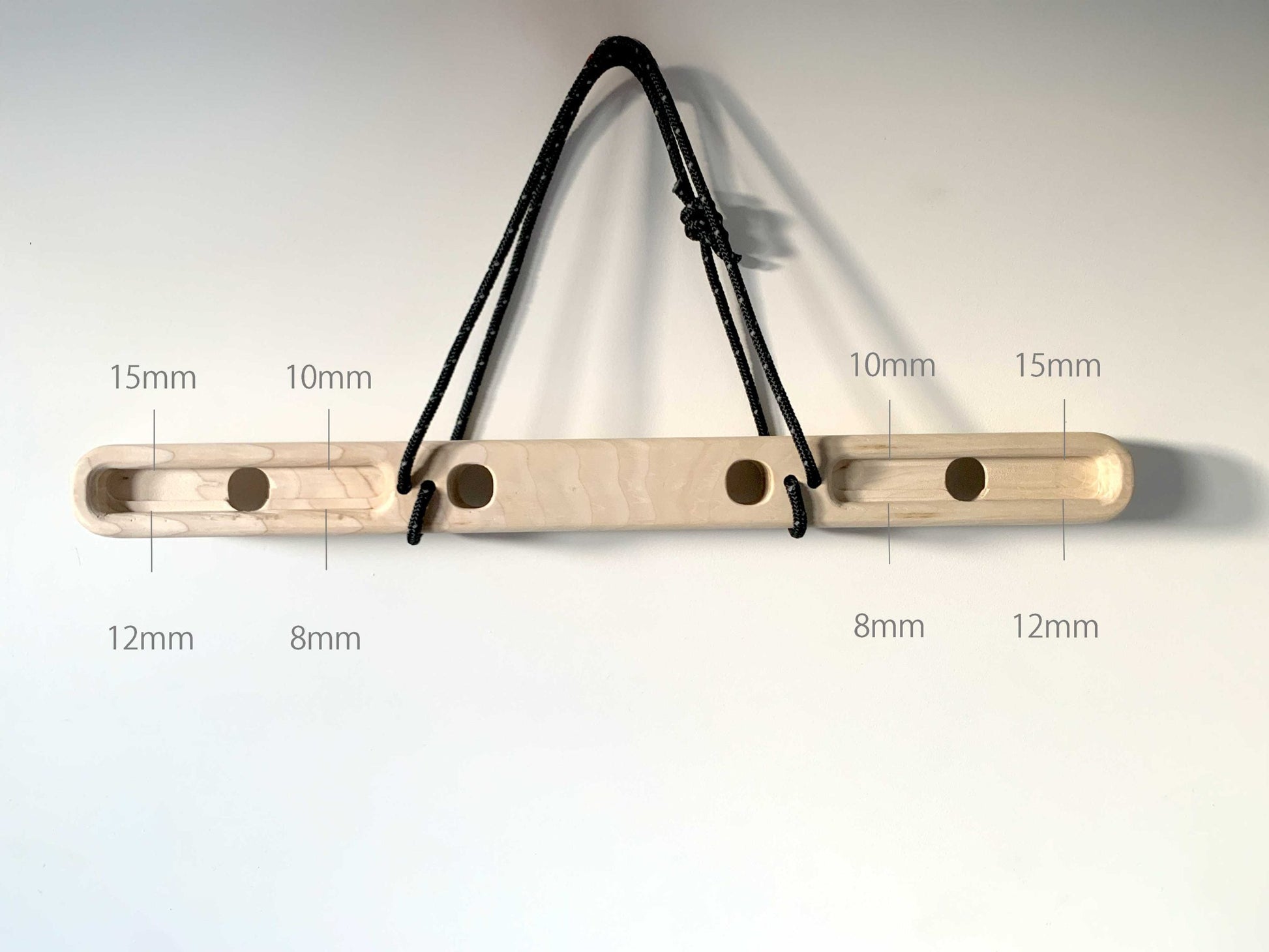 DecaDual | Adjustable Angle Portable Hangboard Climbing Training Board Rock Climbing Gift | 8mm-35mm Edges image 4