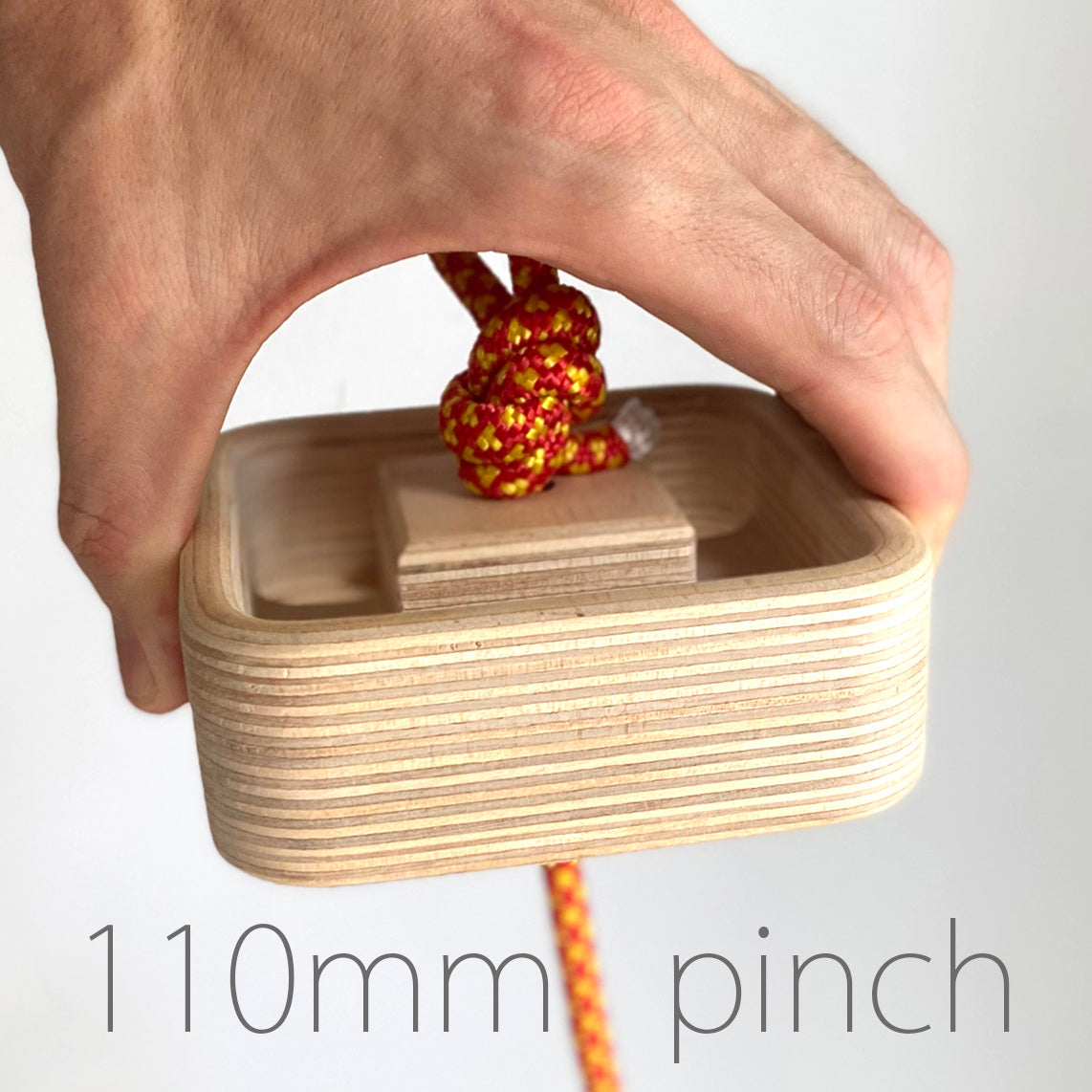 MegaEdge Portable Hangboard Rock Climbing Fingerboard | 10-35mm edges, 110, 80, 45mm pinches image 7