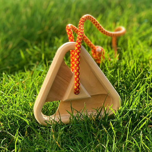 Triangle Triple Edge Hangboard | 25, 20, 15mm Rungs image 0