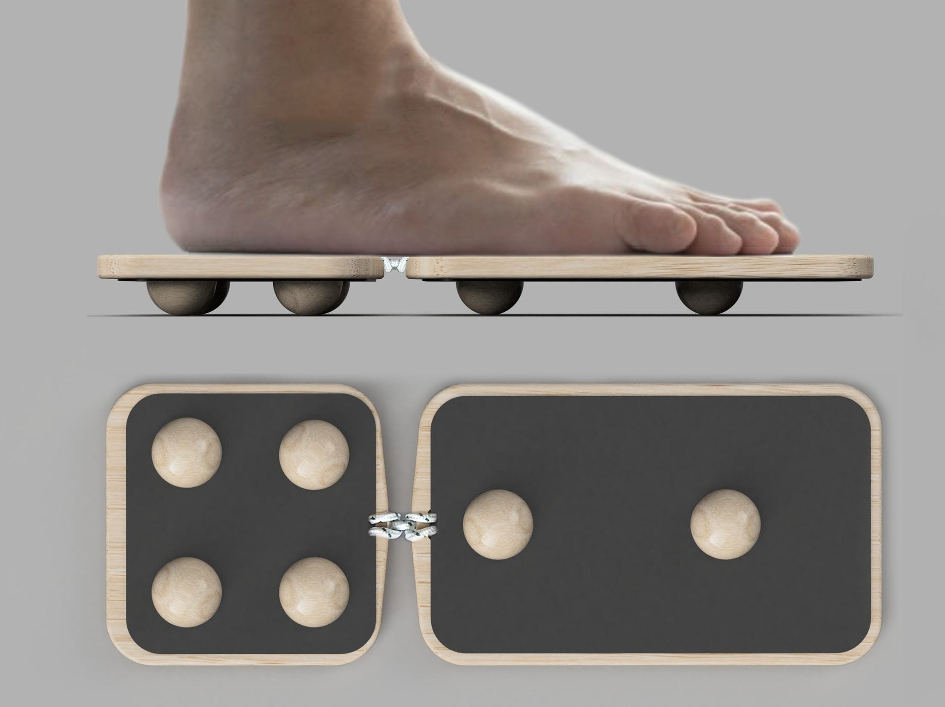 SteadySole Foot balance board and lower leg mobility trainer image 3