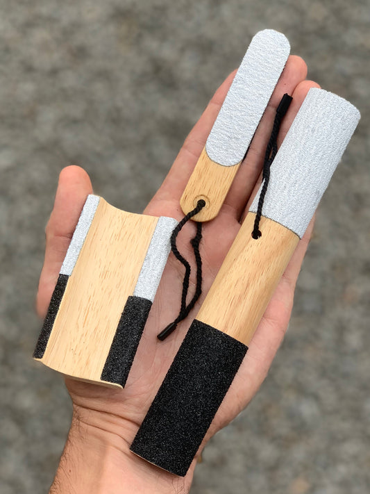 SkinSmooth™ Callus File Set | Hand File & Foot Sander for Climbers
