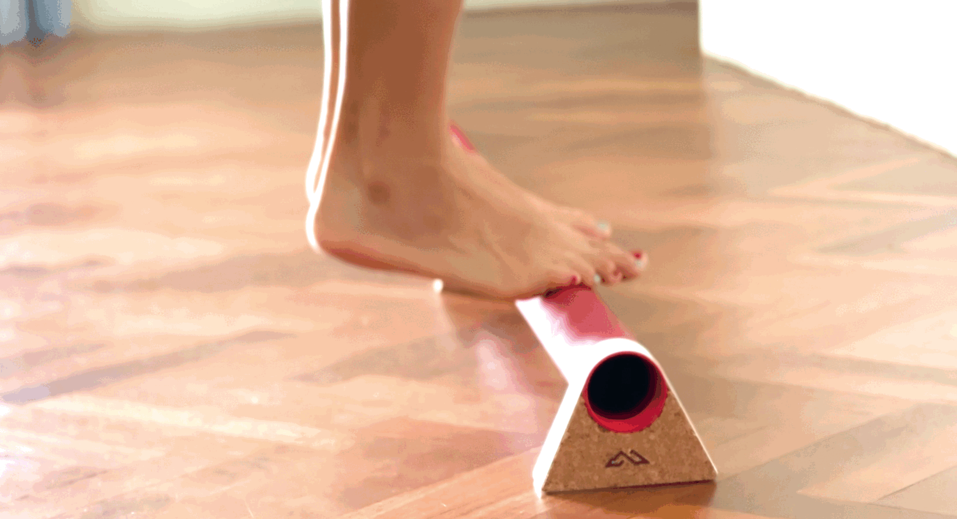NeuroBeam Textured Nerve Stimulating barefoot balance beam for hip stability, ankle and foot mobility image 9