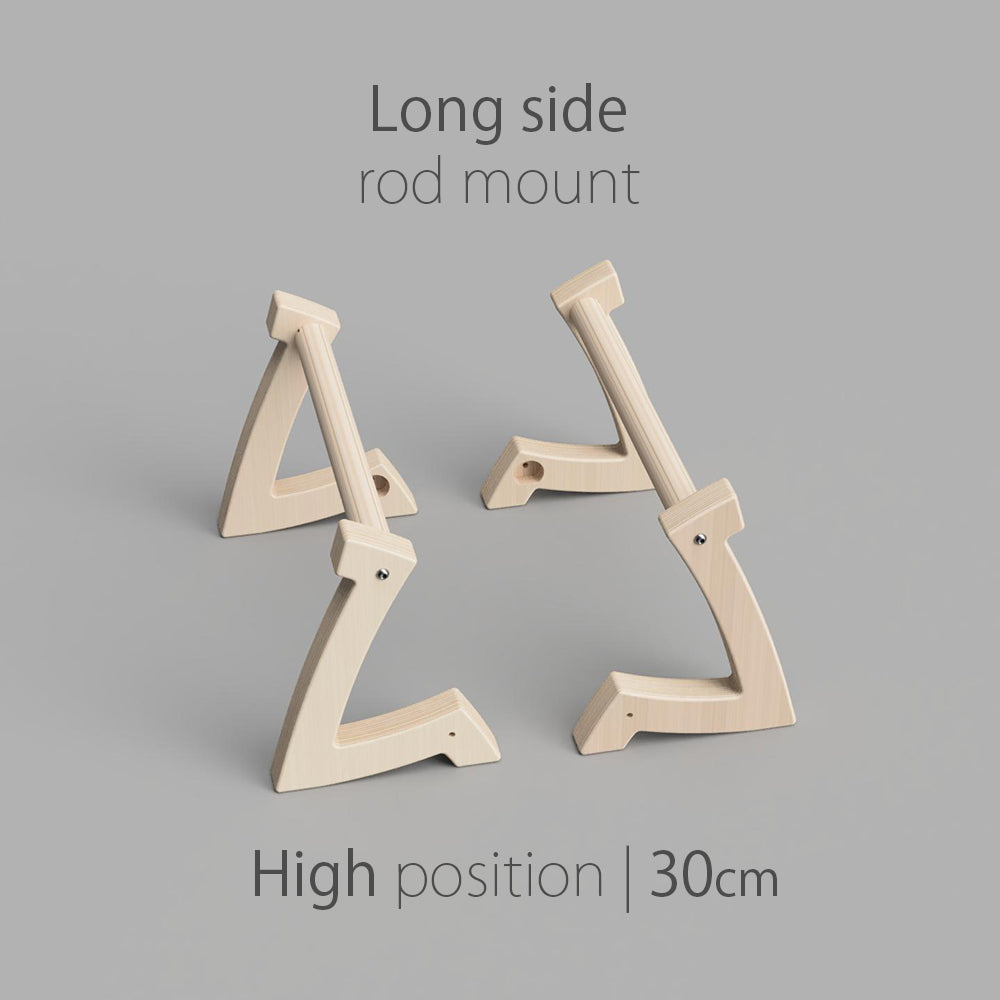 Parallettes 2 in 1 Push Up Bars (30cm & 7cm height) image 4