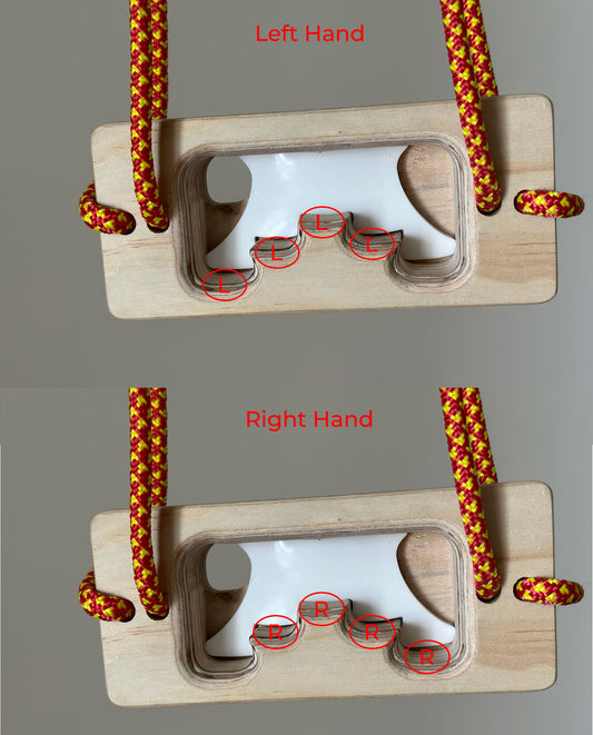 Ergo: Dual-Design Ergonomic Hangboard